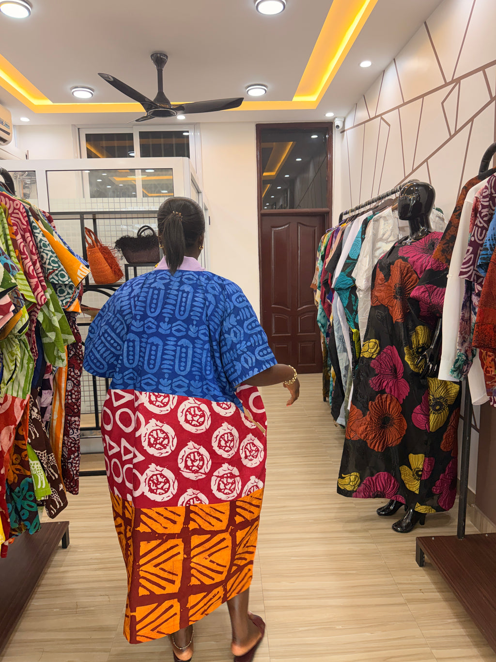 Sika Boubou Midi Patchwork