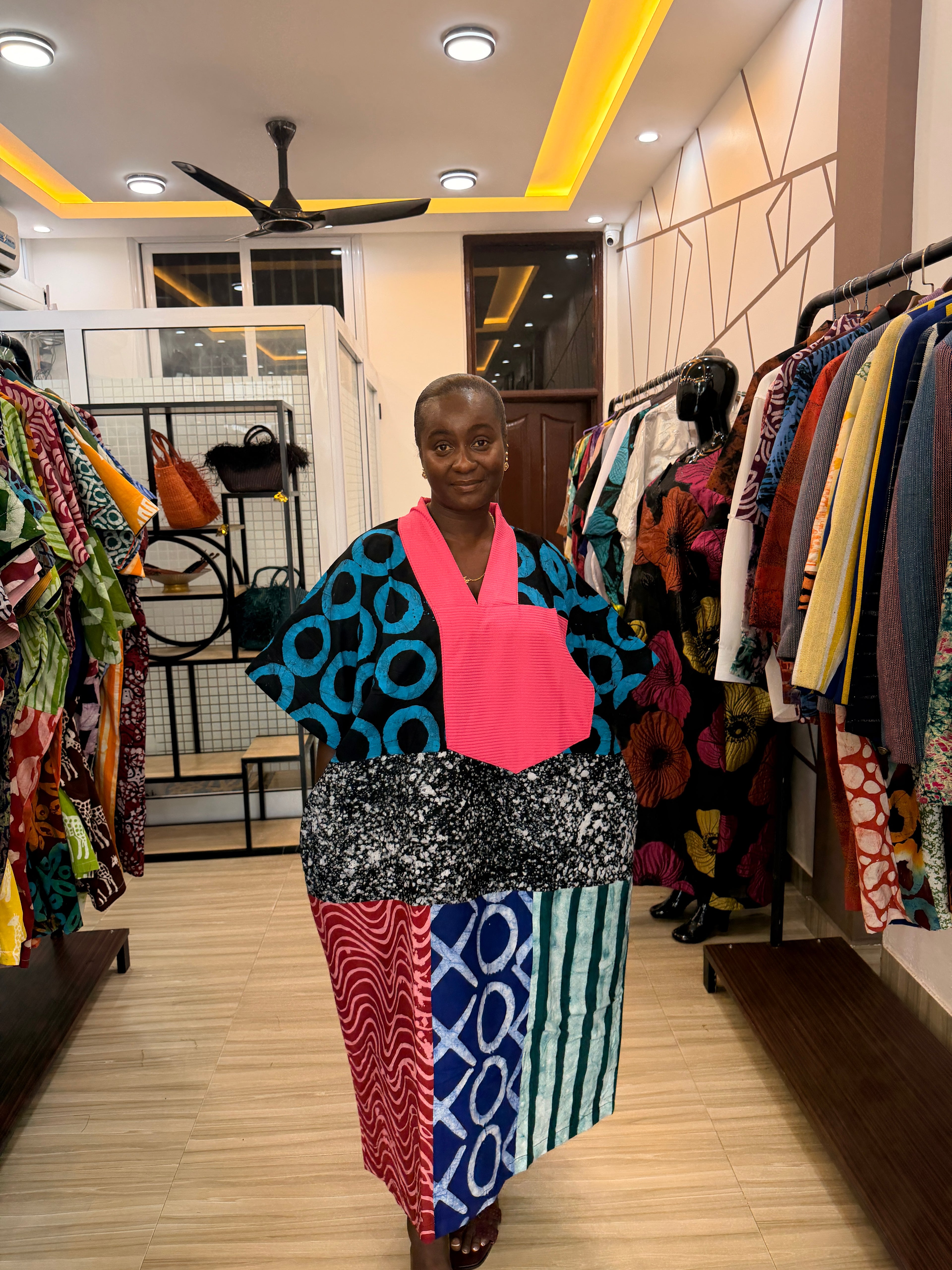 Sika Boubou Midi Patchwork