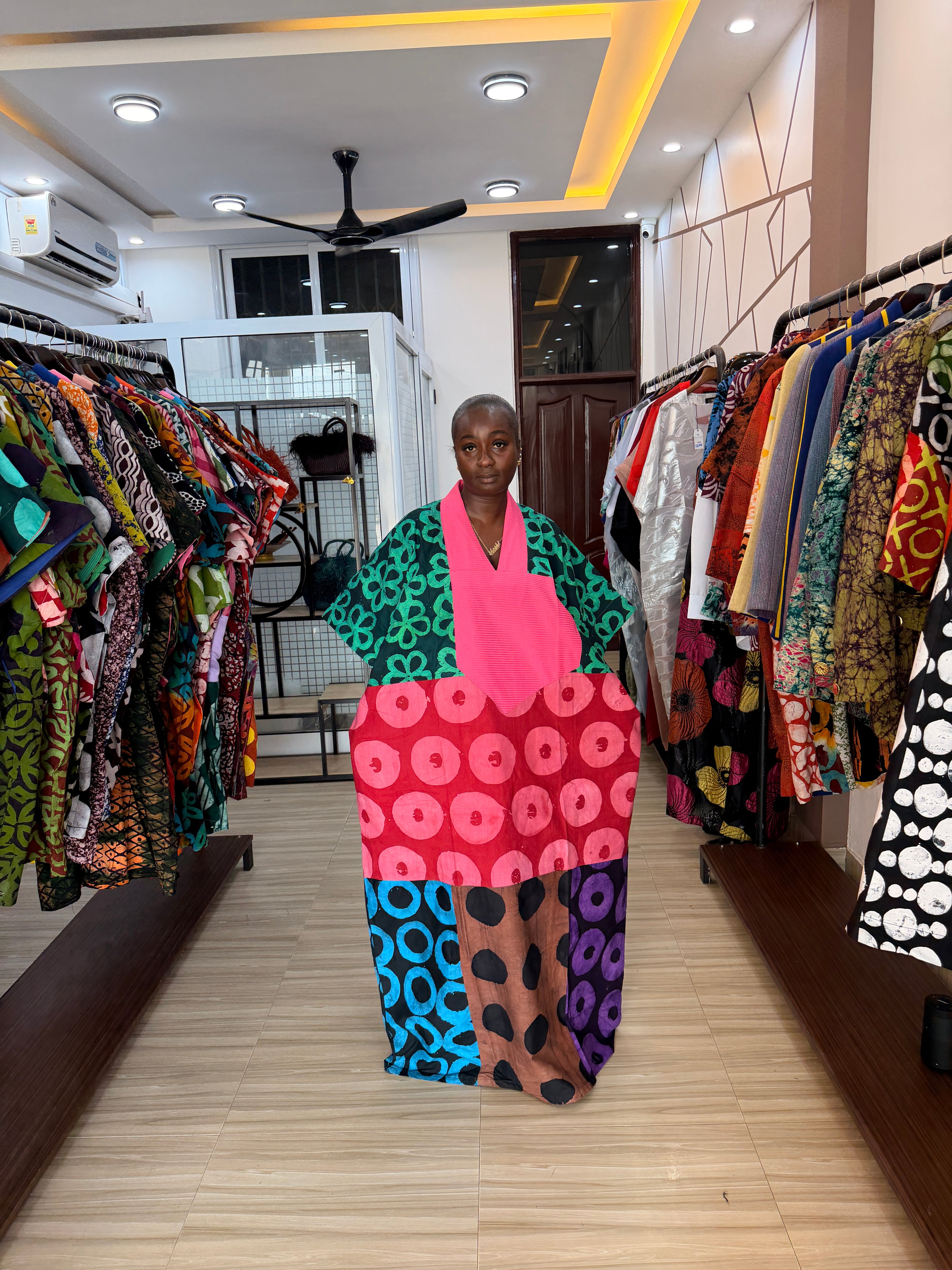 Sika Boubou Maxi Patchwork