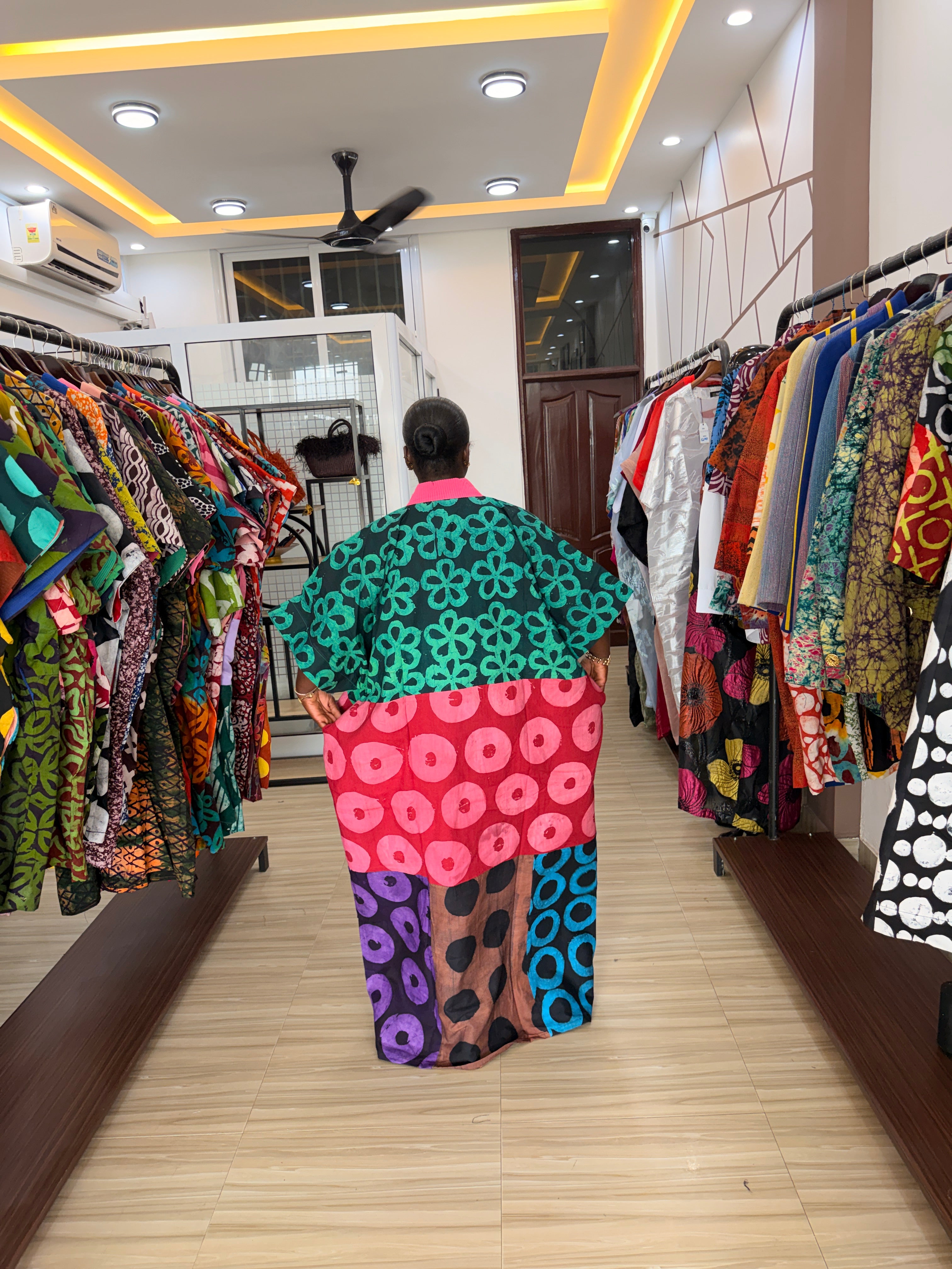 Sika Boubou Maxi Patchwork