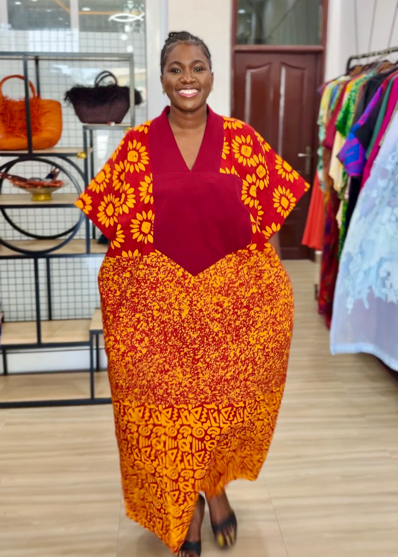 Sika Boubou Maxi Patchwork