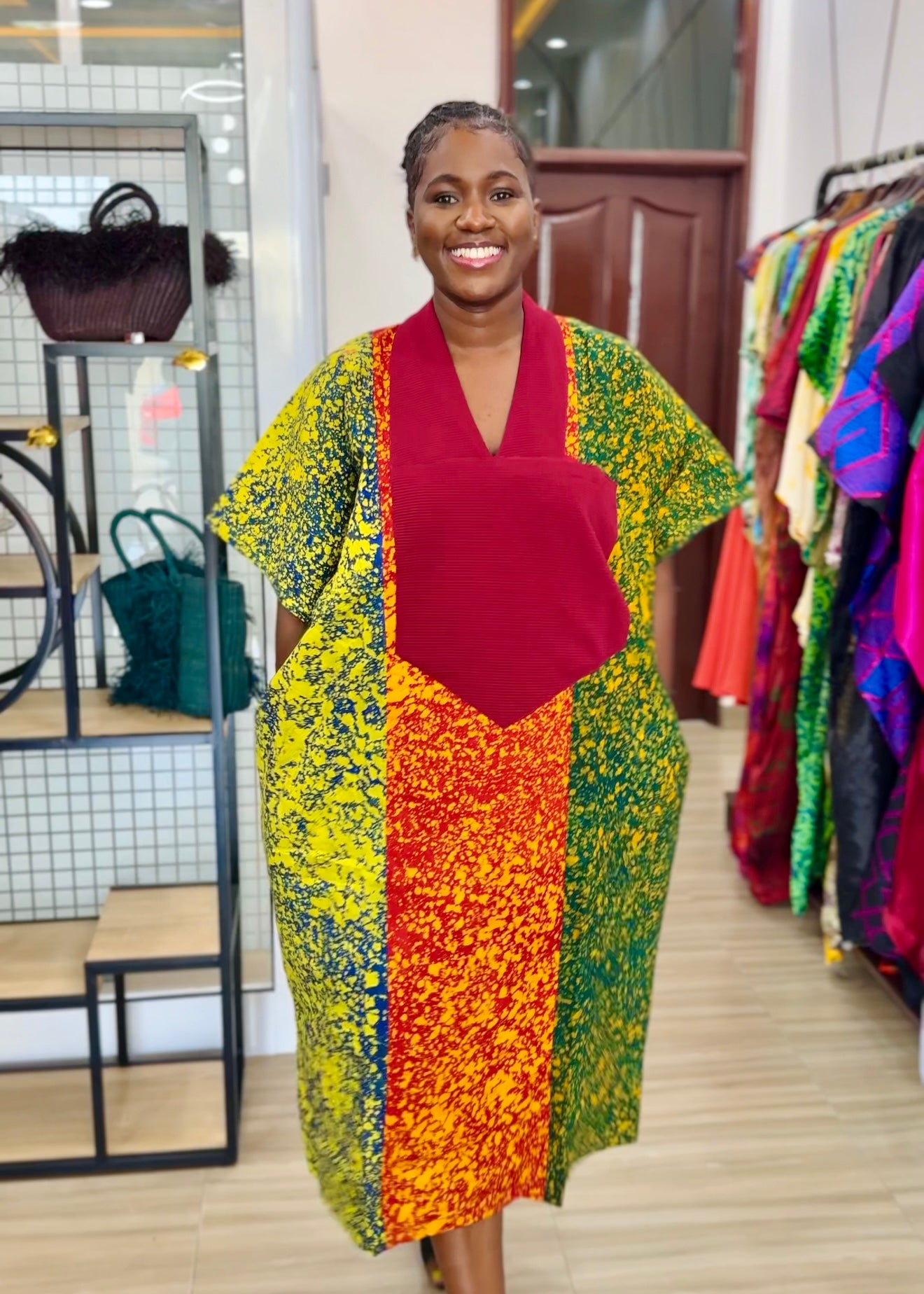 Sika Boubou Midi Patchwork