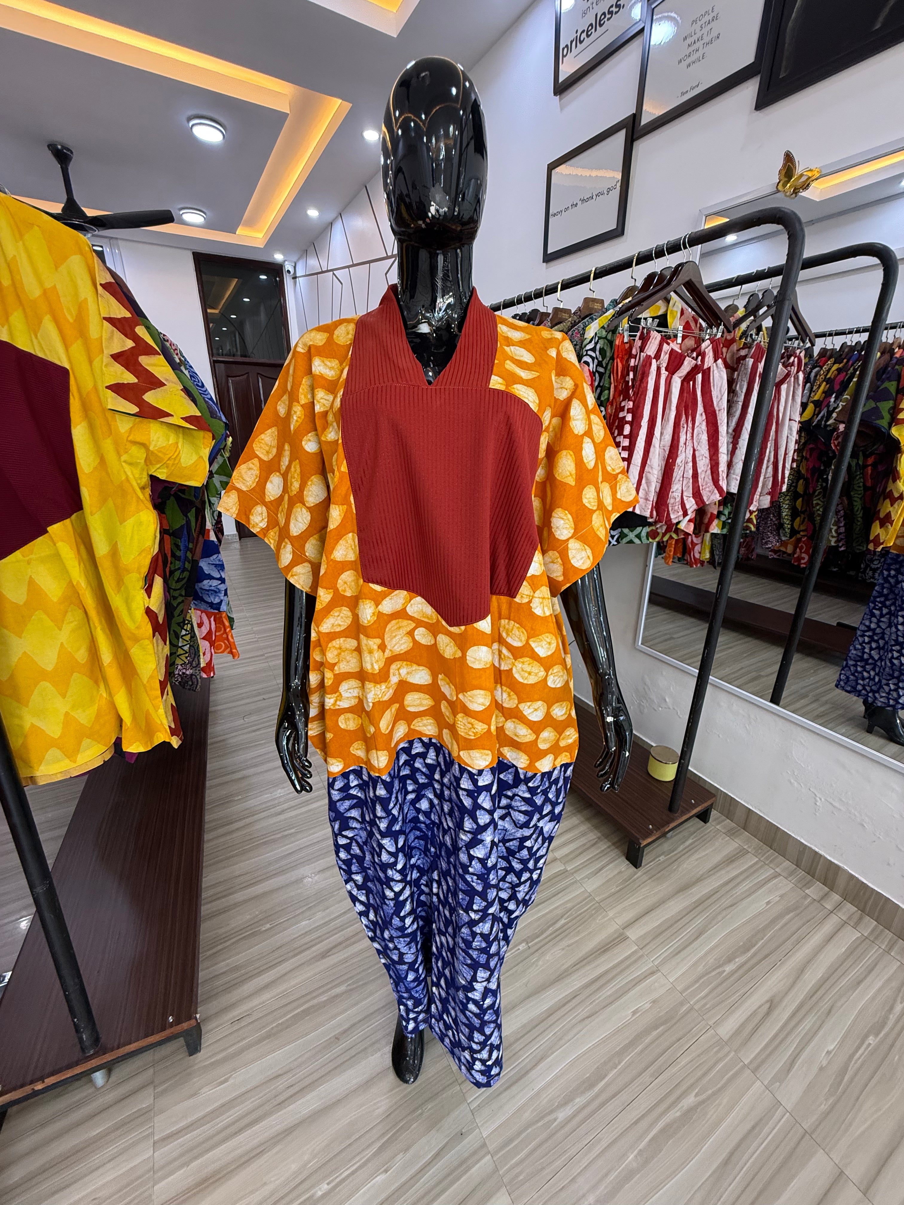 Sika Boubou Maxi Two Tone