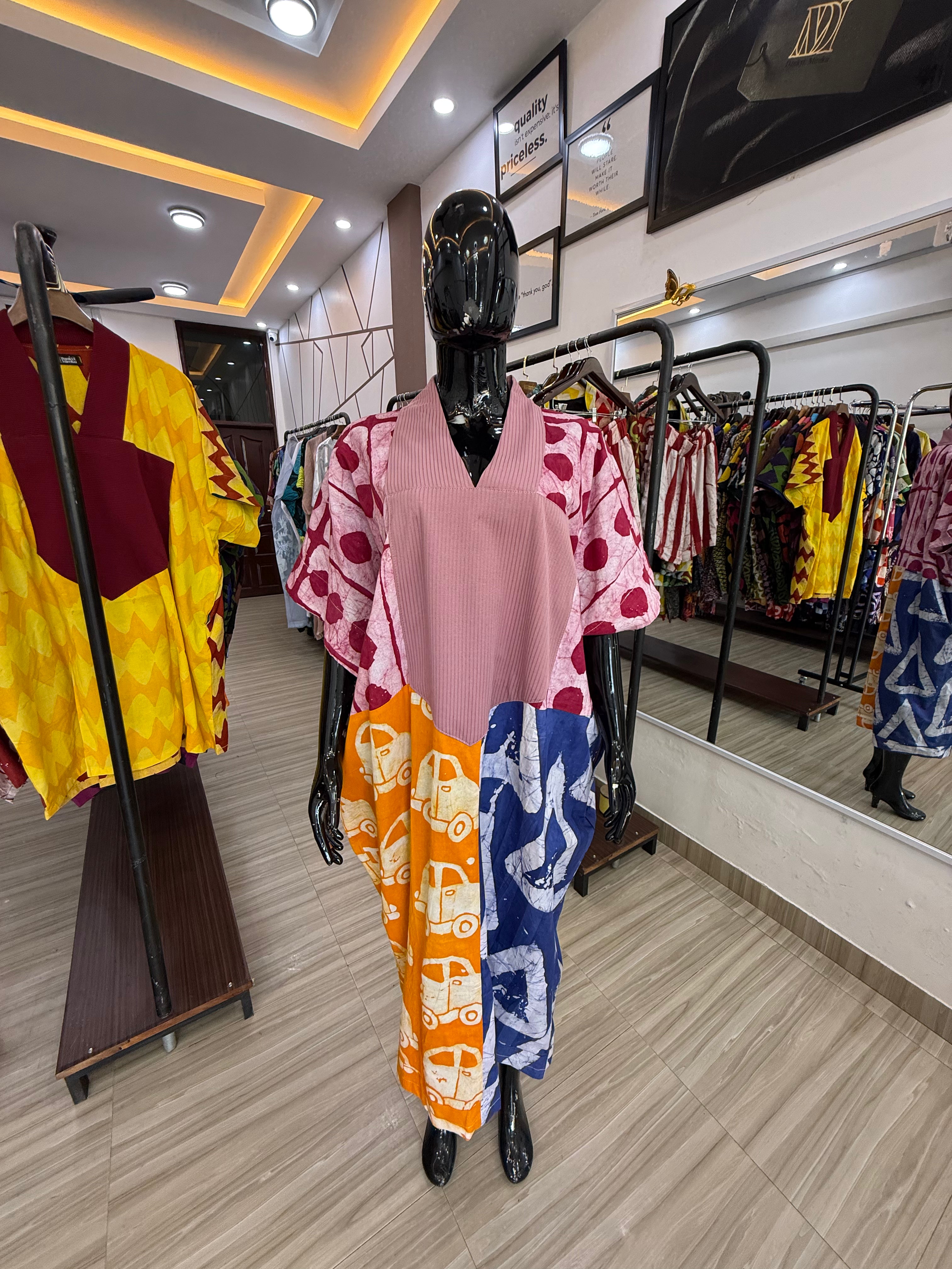 Sika Boubou Midi Patchwork