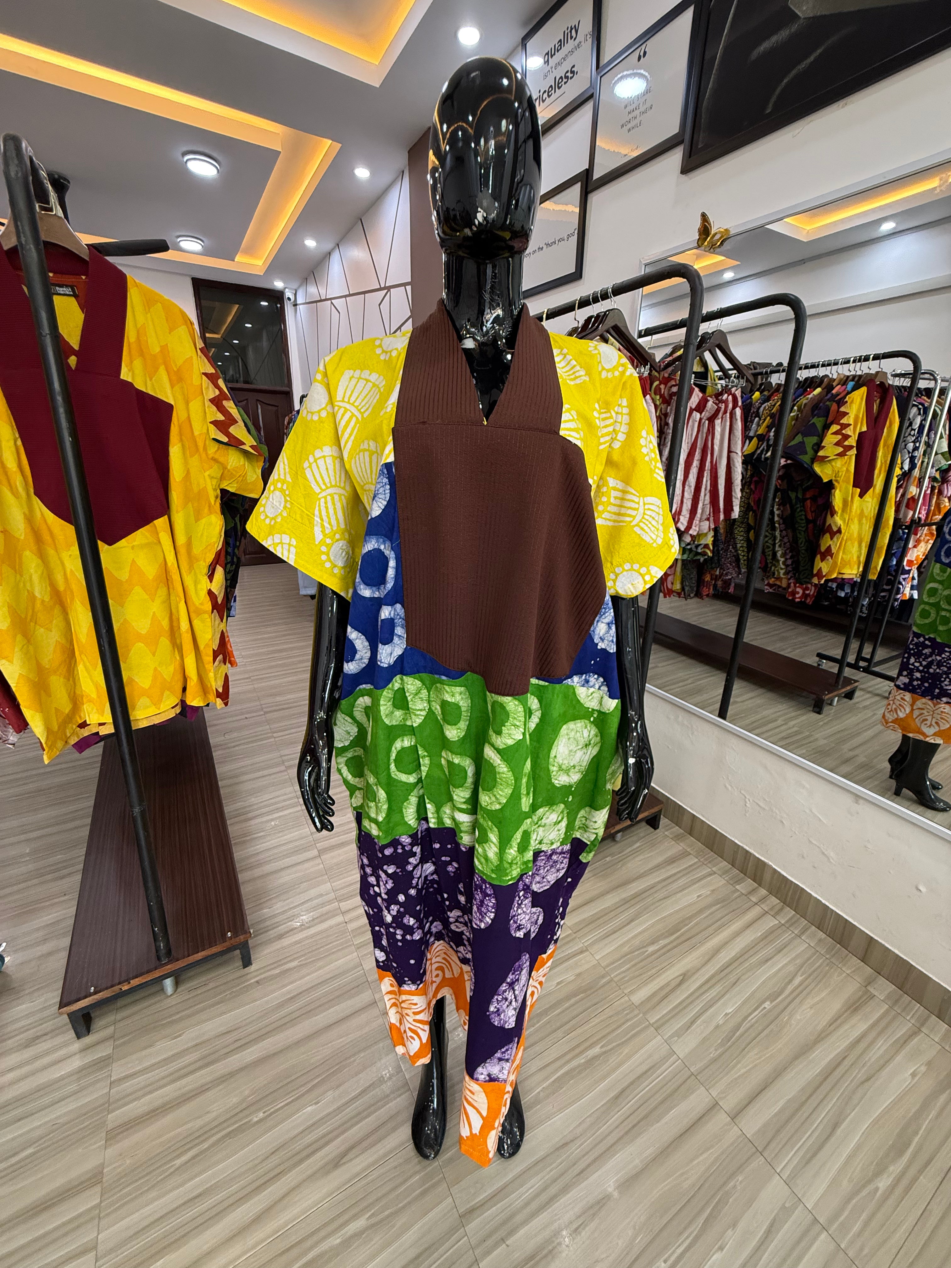 Sika Boubou Midi Patchwork