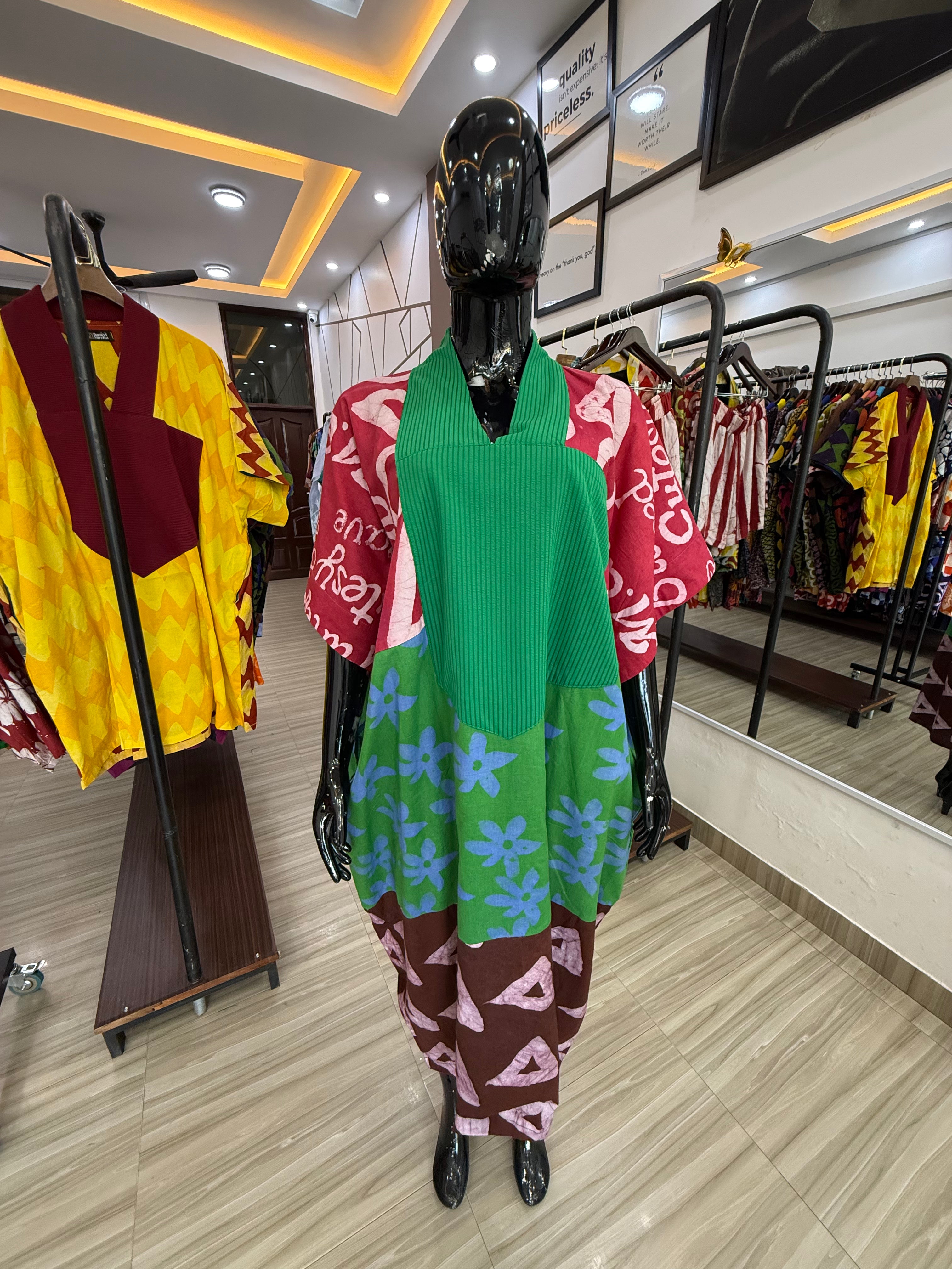 Sika Boubou Midi Patchwork